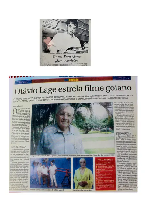 Reportagens: Curso para atores e Otávio Lage estrela filme goiano